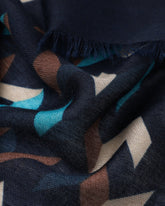 Amelia Chevron in Navy Autumn/Winter Scarf
